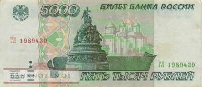 Russland - 5.000  Rubles (#262_VF)