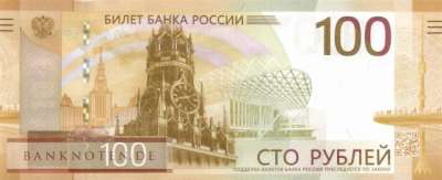 Russland - 100  Rubles (#276Aa_UNC)
