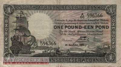 South Africa - 1  Pound (#084c-37_F)