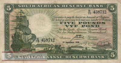 Südafrika - 5  Pounds (#086b-38_F)
