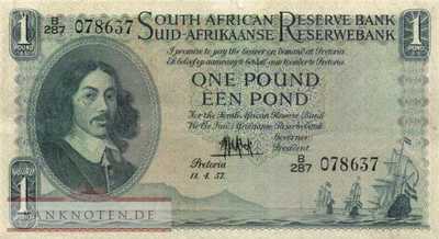 South Africa - 1  Pound (#092d-57_VF)