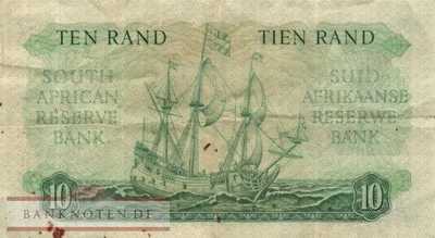 South Africa - 10  Rand (#106b_F)
