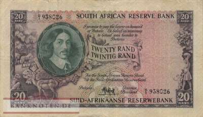 Südafrika - 20  Rand (#108a_F)