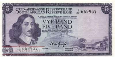 Südafrika - 5  Rand (#112c_UNC)