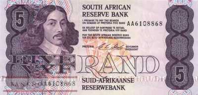 South Africa - 5  Rand (#119e_XF)
