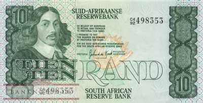South Africa - 10  Rand (#120c_XF)