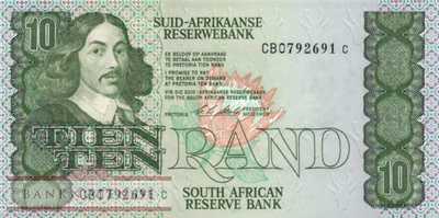 Südafrika - 10  Rand (#120e_UNC)