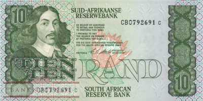 South Africa - 10  Rand (#120e_UNC)