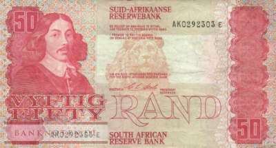 South Africa - 50  Rand (#122b_F)