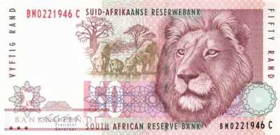 Südafrika - 50  Rand (#125b_UNC)