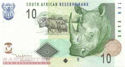 South Africa - 10  Rand (#128a_UNC)