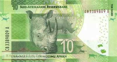 Südafrika - 10  Rand (#138a_UNC)