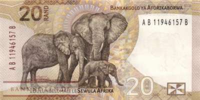 Südafrika - 20  Rand (#149a_UNC)