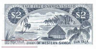 Samoa - 2  Tala - official reprint (#017r_UNC)