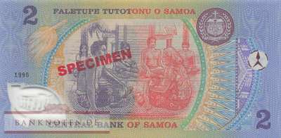 Samoa - 2  Tala - SPECIMEN (#031eS_UNC)