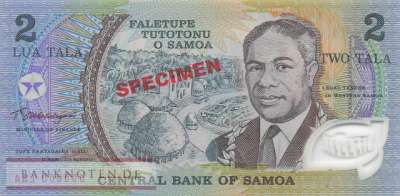 Samoa - 2  Tala - SPECIMEN (#031eS_UNC)
