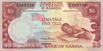 Samoa - 5  Tala (#033a-2_UNC)