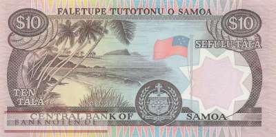Samoa - 10  Tala (#034a-1_UNC)