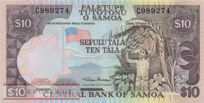 Samoa - 10  Tala (#034a-1_UNC)