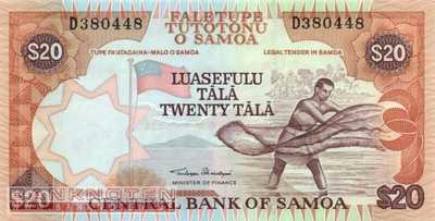Samoa - 20  Tala (#035a-2_UNC)