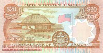 Samoa - 20  Tala (#035b_UNC)