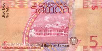 Samoa - 5  Tala (#038a-U1_UNC)