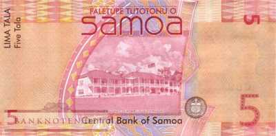 Samoa - 5  Tala (#038b_UNC)