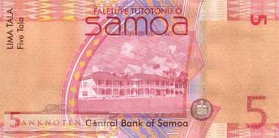 Samoa - 5  Tala (#038c_UNC)