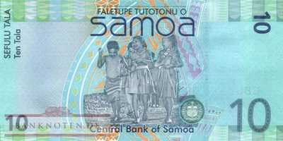Samoa - 10  Tala (#039b_UNC)