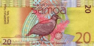 Samoa - 20  Tala (#040b_UNC)