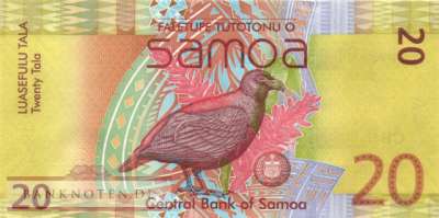 Samoa - 20  Tala (#040c_UNC)