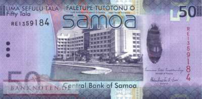 Samoa - 50  Tala (#041b_UNC)