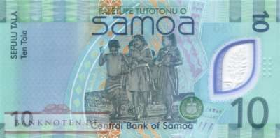 Samoa - 10  Tala (#048_UNC)