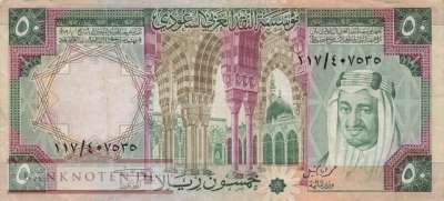 Saudi Arabien - 50  Riyals (#019_F)