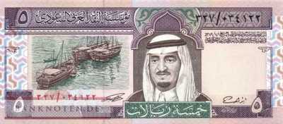 Saudi Arabien - 5  Riyals (#022d_UNC)