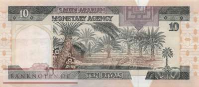 Saudi Arabien - 10  Riyals (#023c_VF)