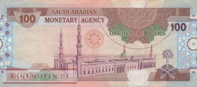 Saudi Arabia - 100  Riyals (#025a_VF)