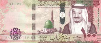 Saudi Arabien - 100  Riyals (#049a_UNC)