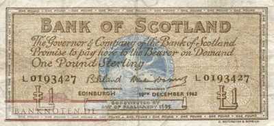 Schottland - 1  Pound (#102a-62_F)