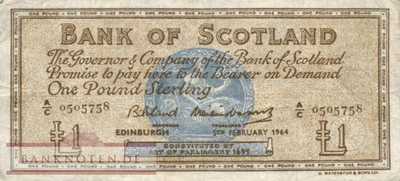 Scotland - 1  Pound (#102a-64_F)