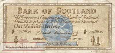 Schottland - 1  Pound (#102b_F)