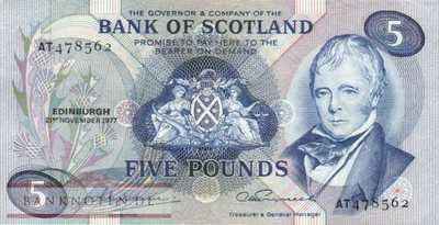 Schottland - 5  Pound (#112c-77_VF)