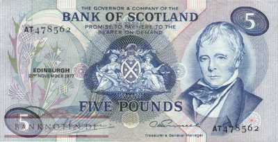 Scotland - 5  Pound (#112c-77_VF)