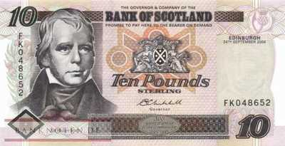 Scotland - 10  Pounds (#120e_UNC)
