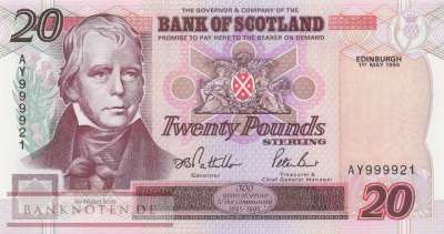 Schottland - 20  Pounds (#121a_UNC)