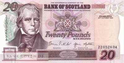Scotland - 20  Pounds - Replacement (#121bR_UNC)