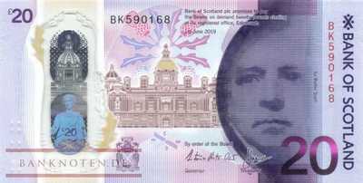 Schottland - 20  Pounds - Polymer (#132_UNC)