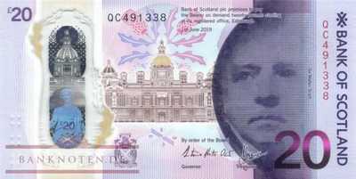 Schottland - 20  Pounds - Polymer Gedenkbanknote (#133_UNC)