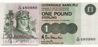 Schottland - 1  Pound (#211d-87_UNC)