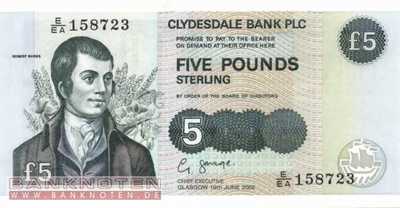 Schottland - 5  Pounds (#218d_UNC)